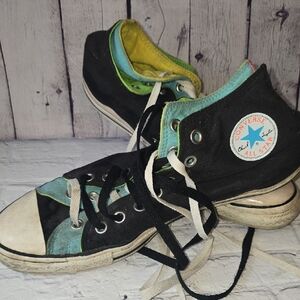 Converse All Star Two Fold Neon/Black High Tops Men’s 11 | Rare Streetwear Sneak
